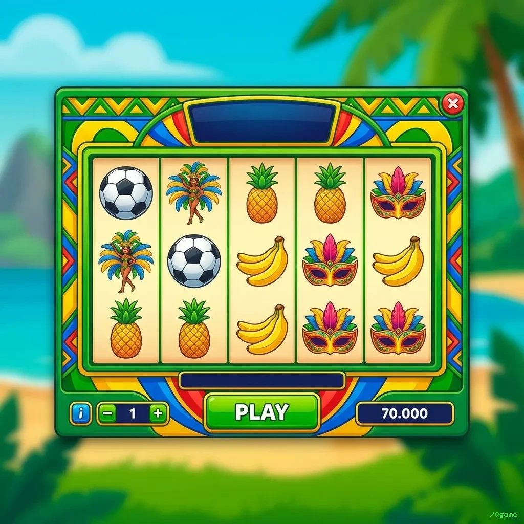 Aplicativo móvel 70game para iOS e Android